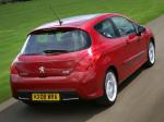 Peugeot 308 GT THP 175 3-Door 2009 года (UK)